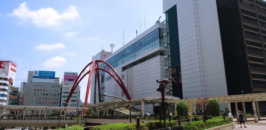 立川駅前の風景
